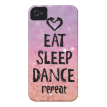 EatSleepDanceglitter.jpg Coques Case-Mate iPhone 4