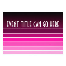 échantillon rose invitation personnalisable