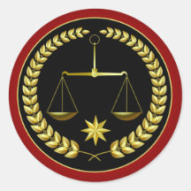 Échelles de justice autocollants