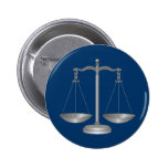 Échelles de justice badge avec épingle