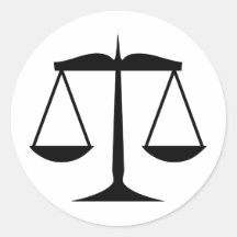 Échelles de justice (loi) autocollants