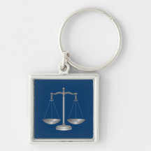 Échelles de justice porte-clefs