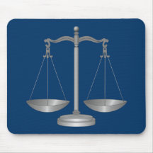 Échelles de justice tapis de souris