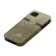Échelles de monogramme de justice coque vibe iPhone 4