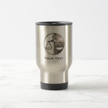 Échelles rocailleuses de justice mugs