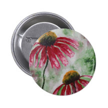 Echinacée Pin's