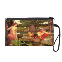 Écho de château d'eau et bracelet de narcisse pochette avec dragonne