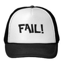 ÉCHOUER ! CASQUETTE DE CAMIONNEUR