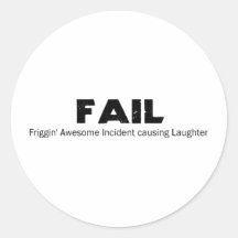 ÉCHOUER : Incident impressionnant de Frigging caus Autocollants