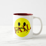 ÉCHOUER souriant de visage Tasse À Café