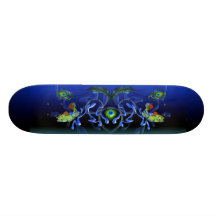 Éclaboussure basse de paon plateaux de skateboards