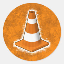 Éclaboussure de cône de sécurité routière adhésifs