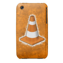 Éclaboussure de cône de sécurité routière coque iPhone 3 Case-Mate
