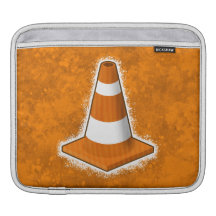 Éclaboussure de cône de sécurité routière housses iPad