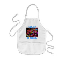 Éclaboussure de couleur pour des enfants tablier