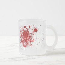 Éclaboussure de sang tasse