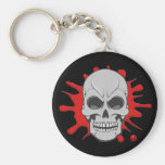 Éclaboussure fâchée de crâne et de sang : Keychain Porte-clés