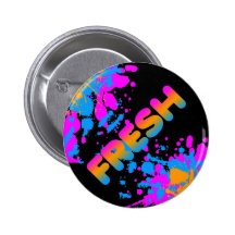 ÉCLABOUSSURE FRAÎCHE de PEINTURE du TIGRE 80s de C Badges Avec Agrafe