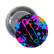 ÉCLABOUSSURE PUNK de GOUPILLE de SÉCURITÉ du TIGRE Pin's