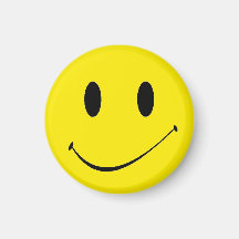 Éclairez votre visage souriant vintage de ~ de jou magnets pour réfrigérateur