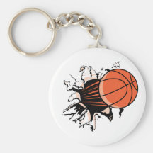 Éclat de basket-ball porte-clé