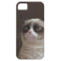 Éclat grincheux de chat coque Case-Mate iPhone 5