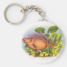 Éclatement de la carpe de miroir porte-clefs