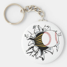 Éclateuse de base-ball porte-clé