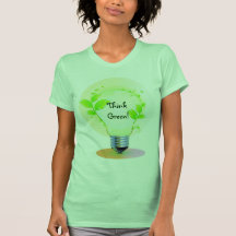 Eco pensent le vert t-shirt