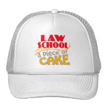 École de droit - morceau de gâteau casquettes