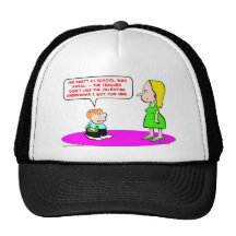 école de sous-vêtements de valentine casquette de camionneur