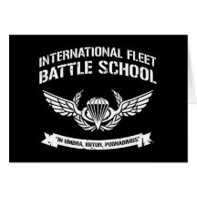 École internationale Ender de bataille de flotte Carte De Vœux