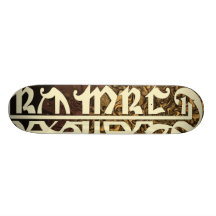École trop d'antan/ambre de manière plateaux de skateboards