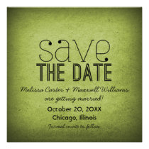 Économies à la mode de grunge l'invitation de date invitations