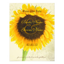 Économies affligées de mariage de tournesol de dam invitations personnalisables
