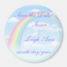 Économies d'arc-en-ciel la date ! aimant