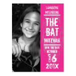 Économies de bat mitzvah de groupe de rock la date cartes postales
