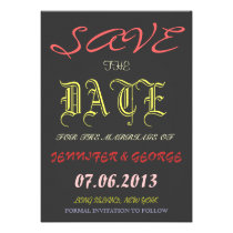 Économies de cru le faire-part d'invitation de dat invitations