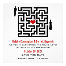 Économies de labyrinthe d'amour l'invitation de da