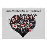 Économies de Las Vegas le coeur de date Bristols Personnalisés