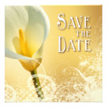 Économies de lis de dentelle la date (renoncule) invitations personnalisables