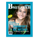 Économies de magazine de B Mitzvah la carte postal