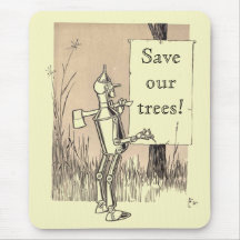 Économies de magicien d'Oz nos arbres Mousepad Tapis De Souris