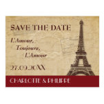Économies de mariage de destination de Paris la da Cartes Postales
