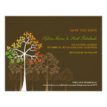 Économies de mariage de région boisée d'arbres d'a faire-parts