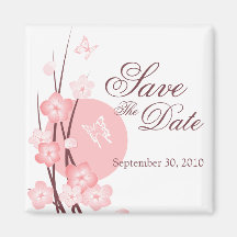 Économies de papillon de fleurs de rose le faire-p magnets pour réfrigérateur
