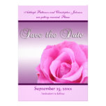 Économies de rose de rose le faire-part de date