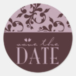 Économies de rose et de chocolat l'autocollant de 