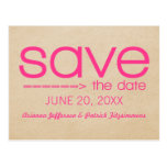 Économies de typographie de flèche la carte postal