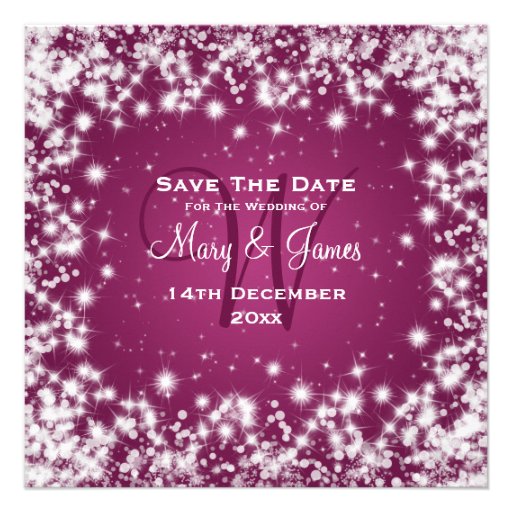 Économies élégantes de mariage le rose d'étincelle invitations